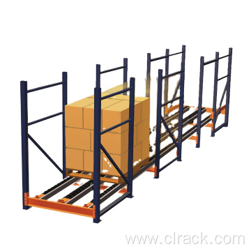 Gravity Flow Pallet Racking for Warehouse Storage